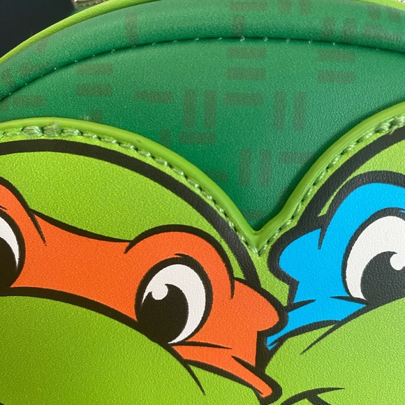 Teenage Mutant Ninja Turtles TMNT Squad (All 4 Turtles) Loungefly Backpack - Picture 5 of 12